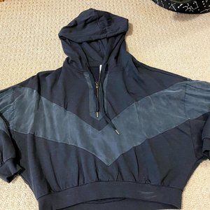 PINK Cropped 1/4 Zip Sweatshirt